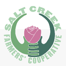 Salt Creek farm logo.