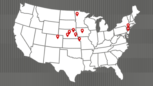 Map of where captive workshop speakers are from