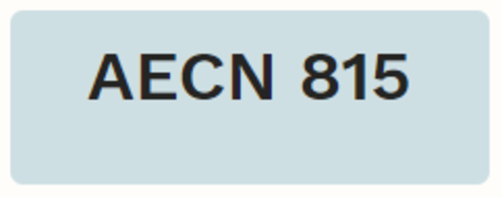 AECN 815